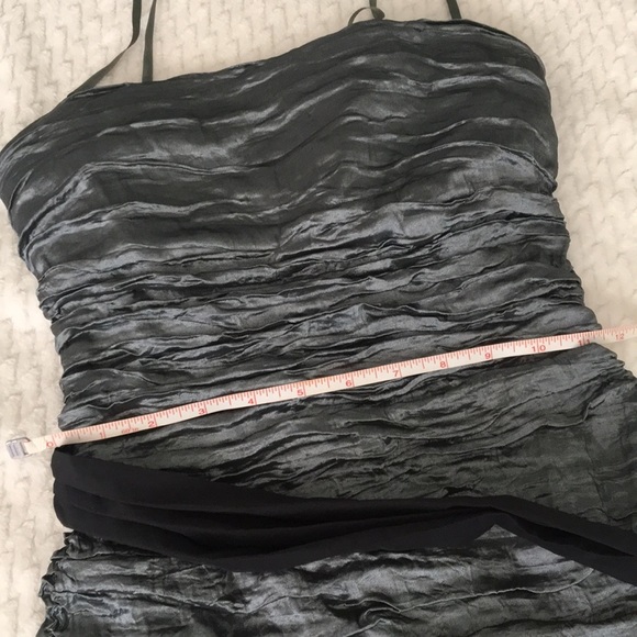 BCBG Silvery Cocktail Dress - Picture 5 of 8